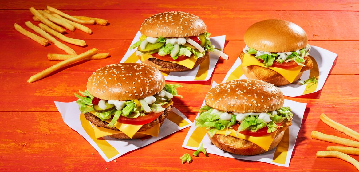 McDonald's Deluxe Burgers